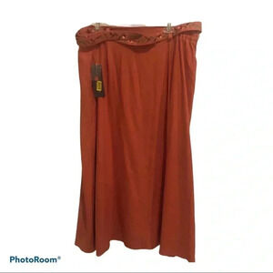 NWT-Napa valley coral skirt sz 20w